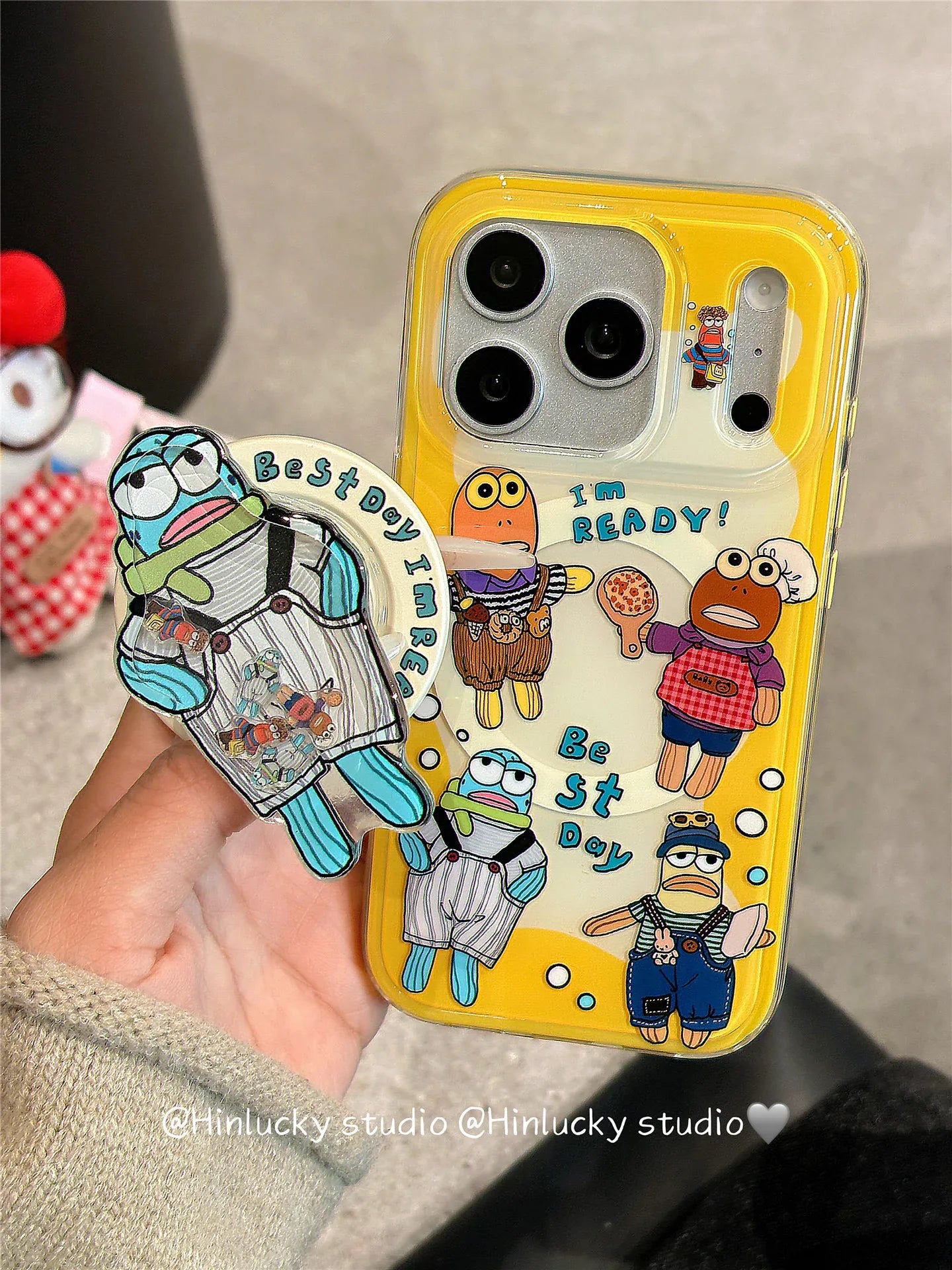 Ameigas Bikini Reef Case - Grumpfish & Friends MagSafe Stand Cover for iPhone - Ameigas