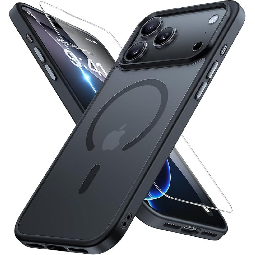 Ameigas Magnetic Translucent Matte Protective Phone Case