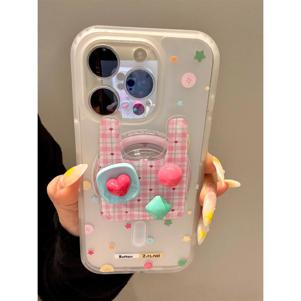 Ameigas Star-Button Tote Case - Instagram Colorful Bag Inspired MagSafe Cover