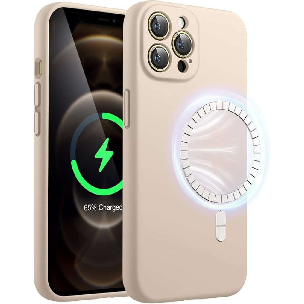 Ameigas Magnetic Silicone Phone Case with Silky Touch Finish