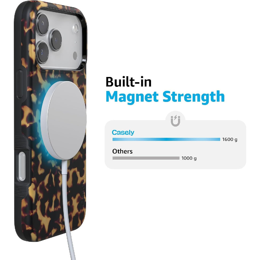 Ameigas Tortoise Shell Print MagSafe Protective Phone Case