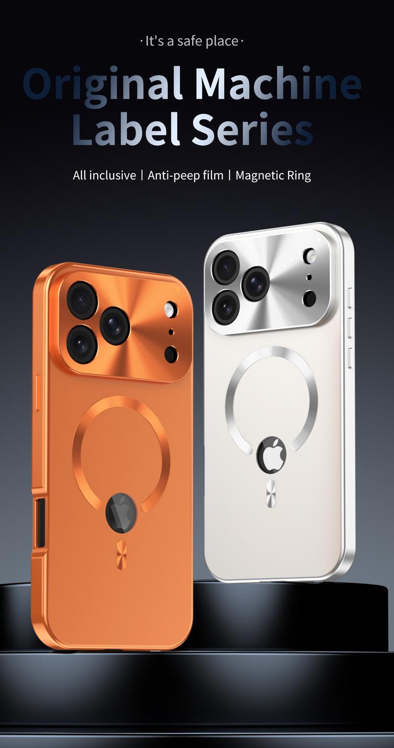 Ameigas Magnetic Privacy Screen Phone Case with Metal Frame