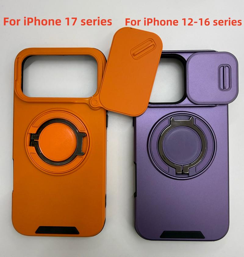 Ameigas Ring Stand Protective Phone Case with Camera Guard