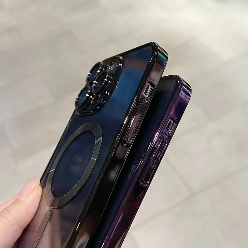 Ameigas Luxury Magnetic Glitter Transparent Protective Case