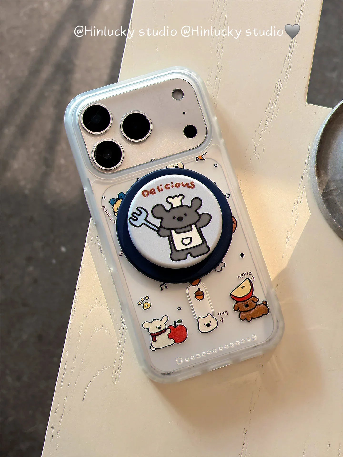 Ameigas Cute Puppy Magnetic Stand Phone Case - Ameigas