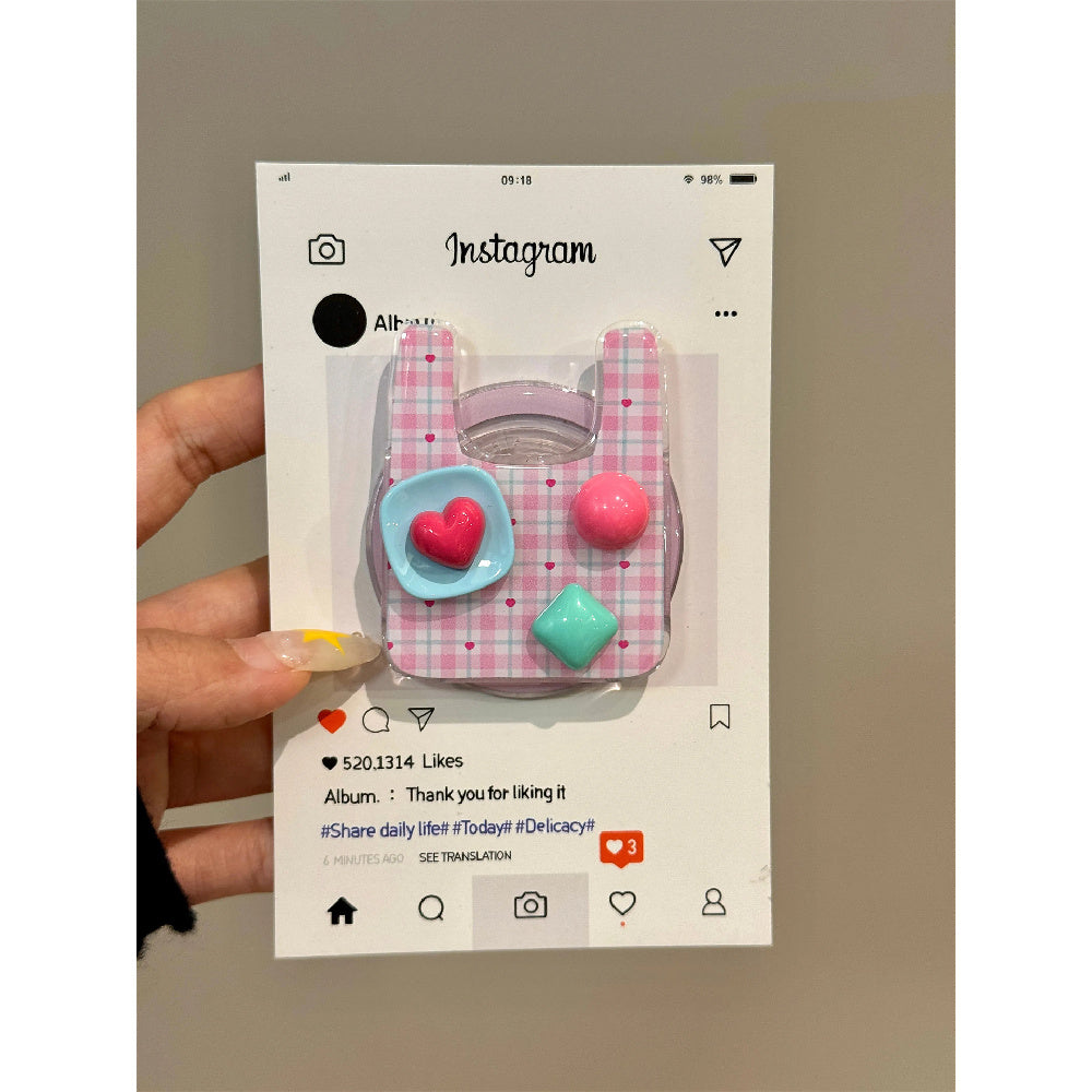 Ameigas Star-Button Tote Case - Instagram Colorful Bag Inspired MagSafe Cover