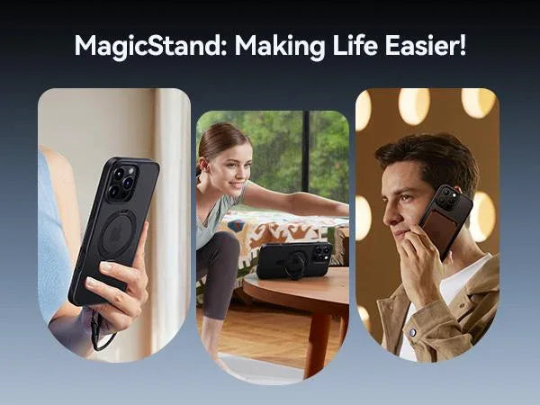 Ameigas Deep Blue Magnetic Stand Protective Phone Case - Ameigas