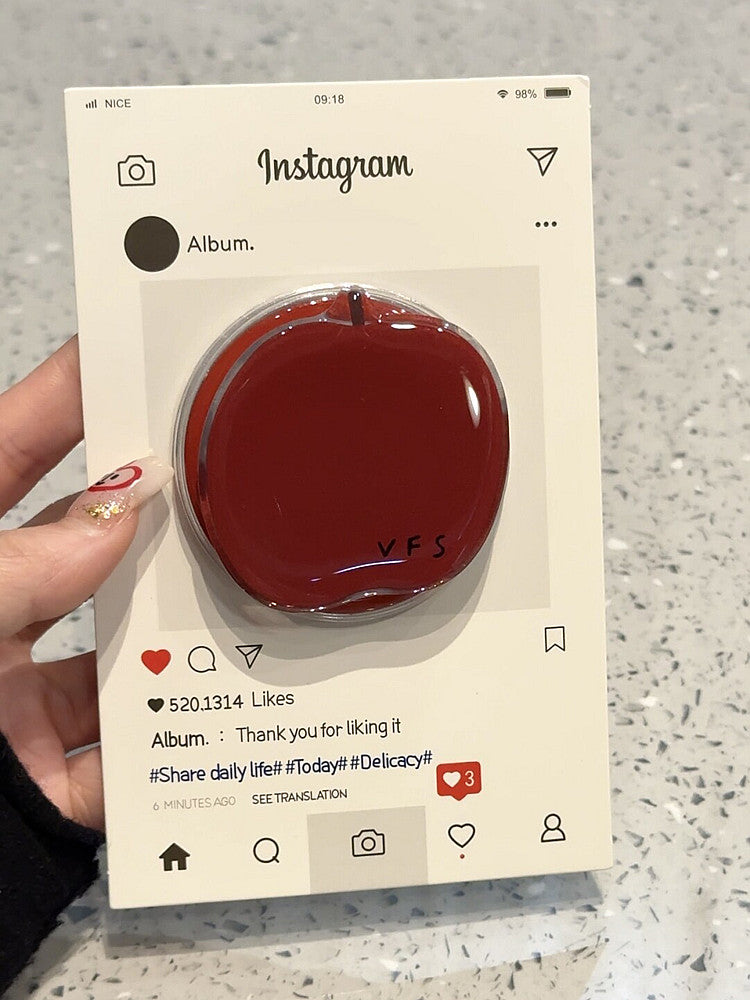 Ameigas Minimalist Red Magnetic Stand Protective Case