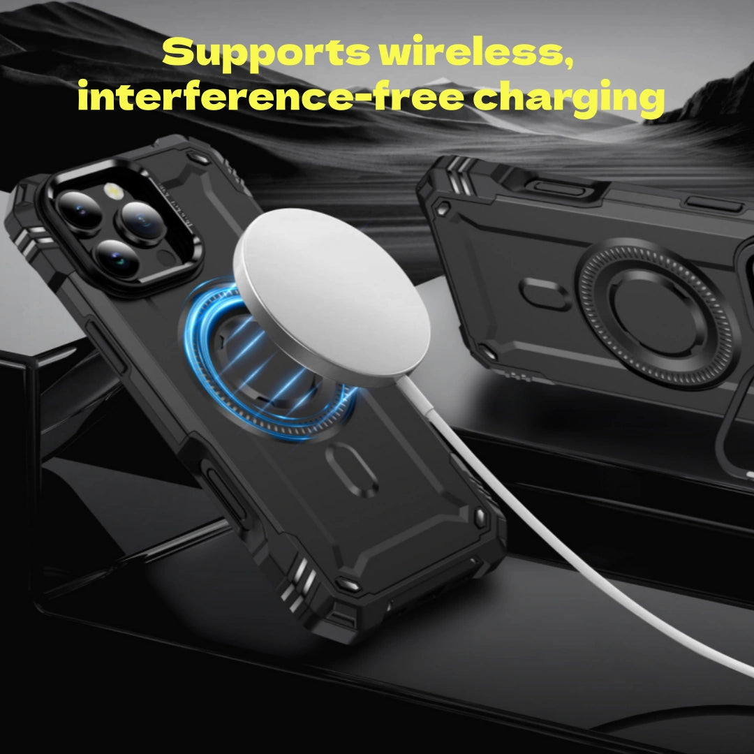 Ameigas Armor Magnetic Stand Case — Rugged Military-Grade Protection