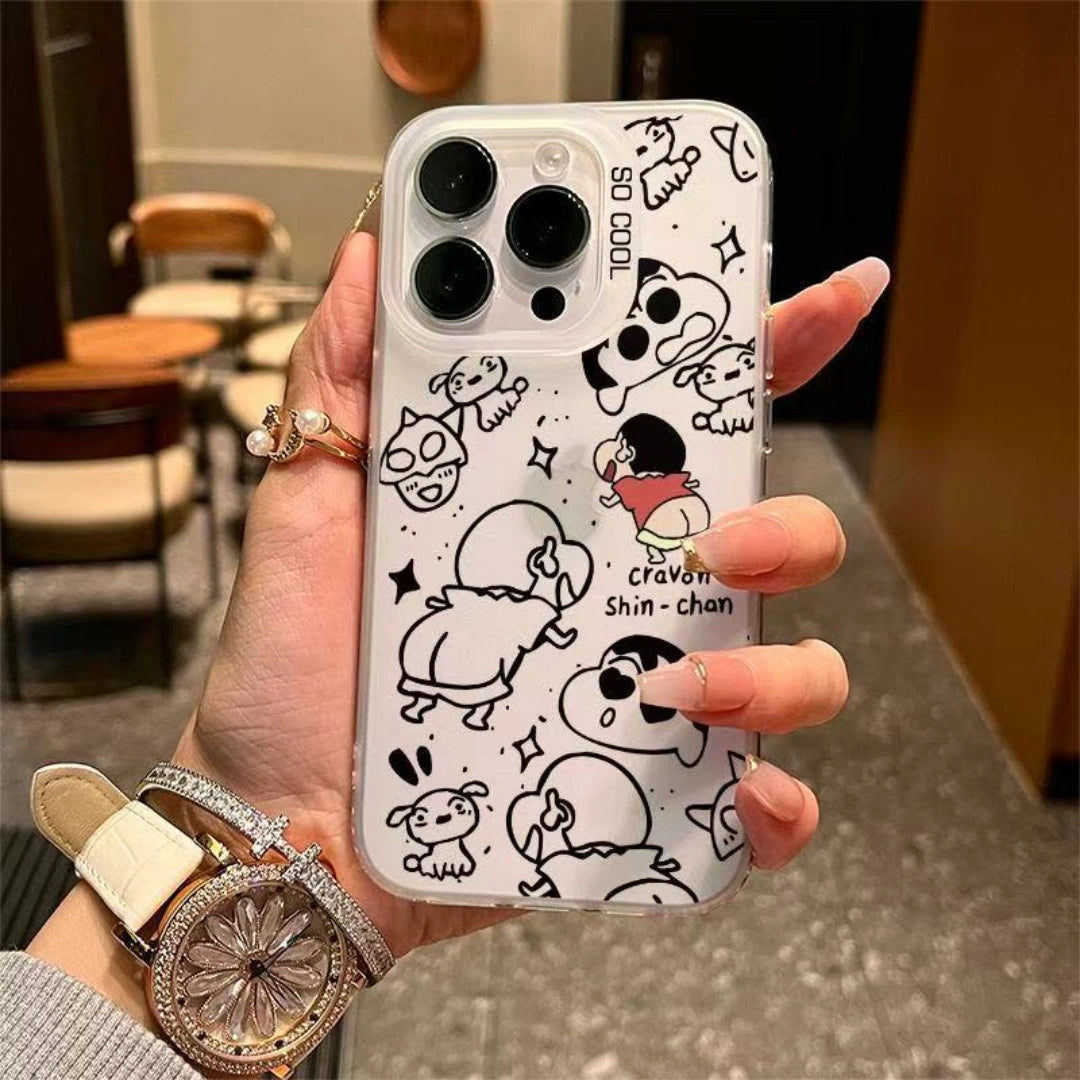 Ameigas Cheeky Shin Electroplated iPhone Case for iPhone 17 Pro Max