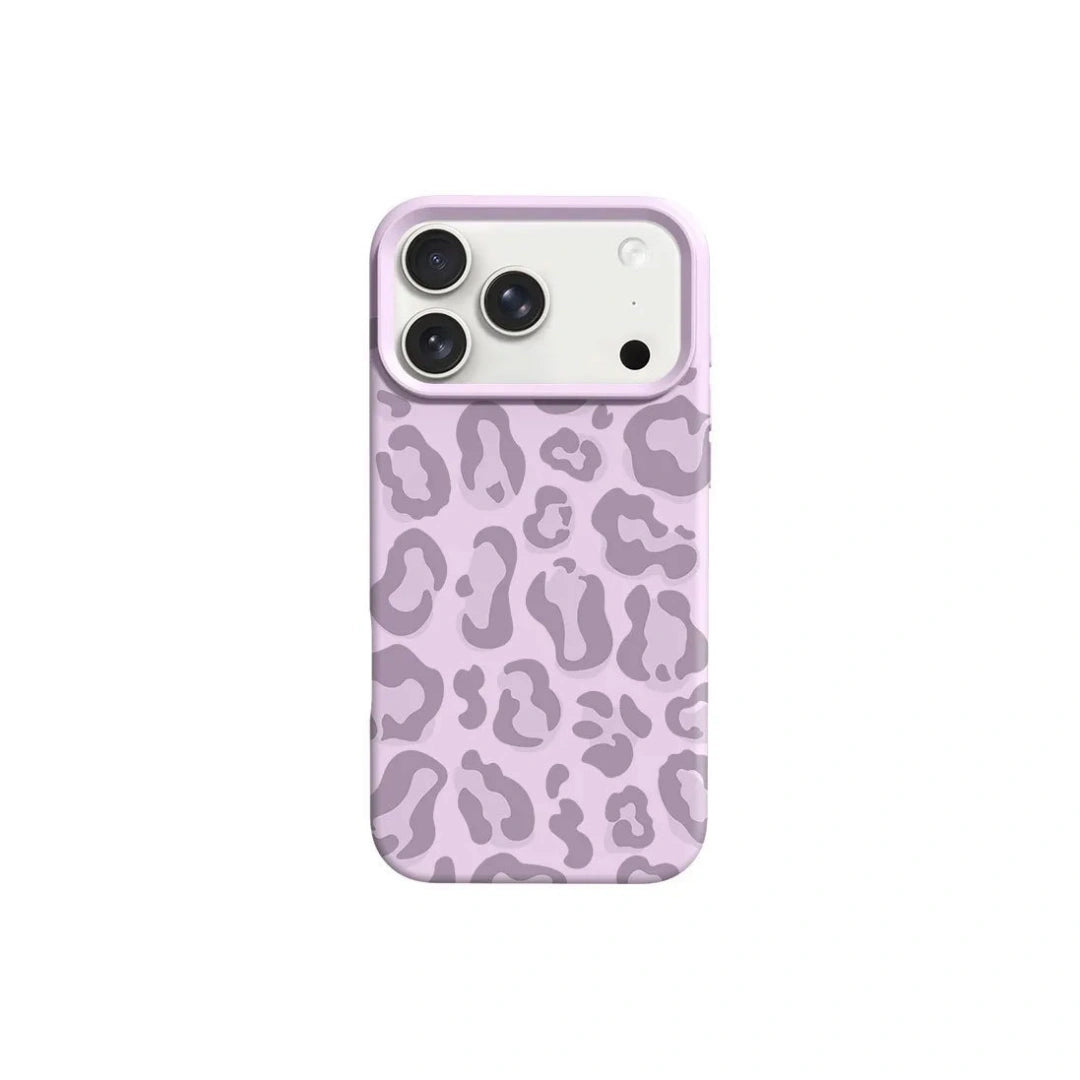 Ameigas Dopamine Leopard Silicone Protective Phone Case