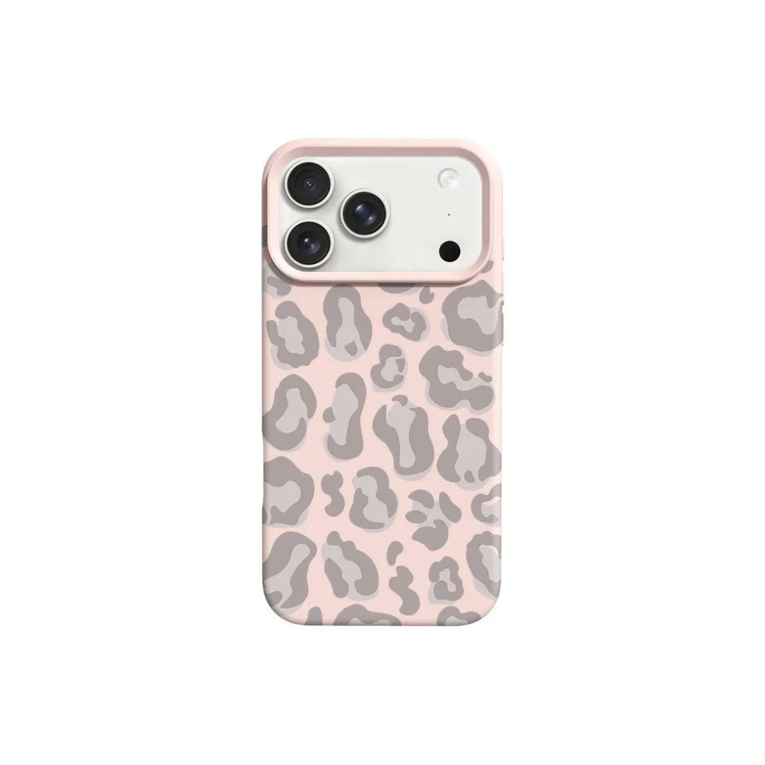 Ameigas Dopamine Leopard Silicone Protective Phone Case