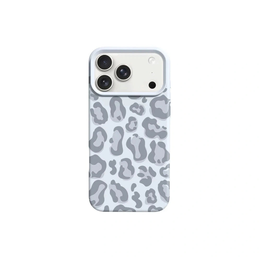 Ameigas Dopamine Leopard Silicone Protective Phone Case