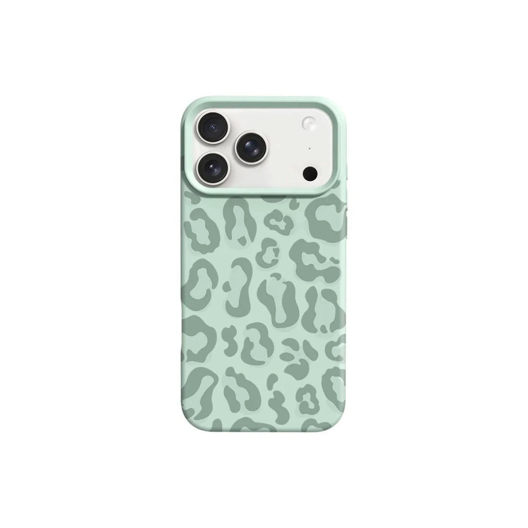 Ameigas Dopamine Leopard Silicone Protective Phone Case