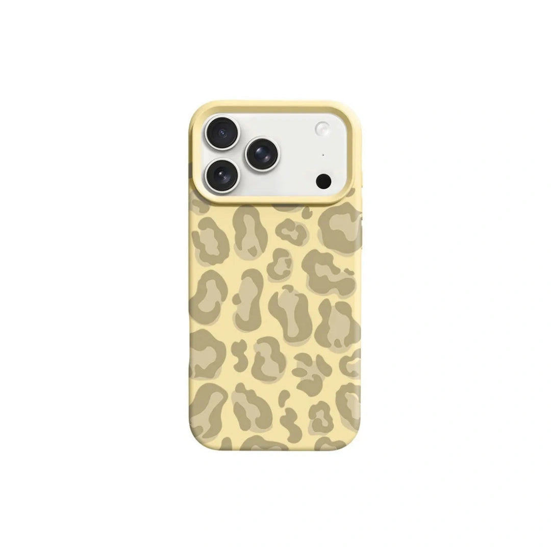 Ameigas Dopamine Leopard Silicone Protective Phone Case