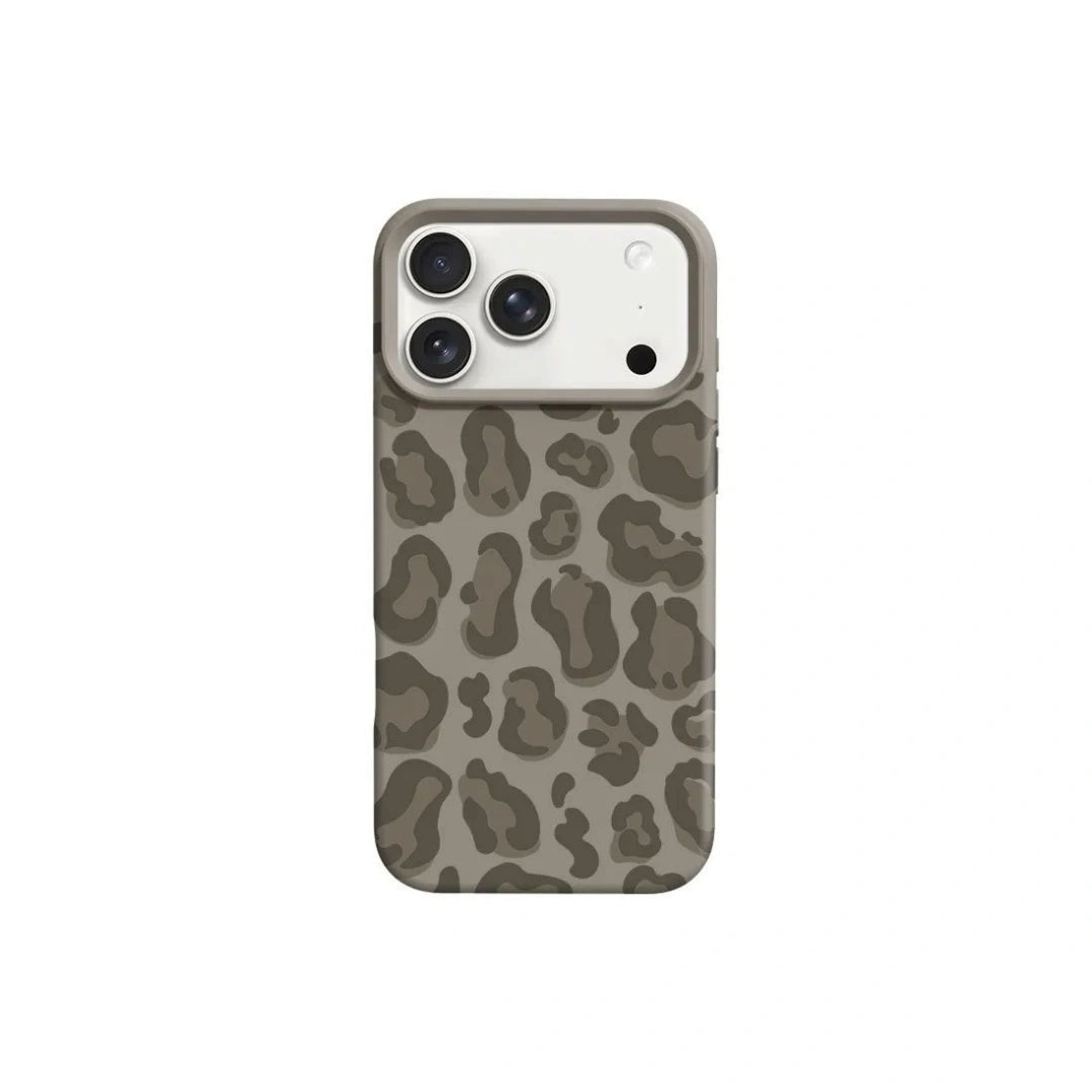 Ameigas Dopamine Leopard Silicone Protective Phone Case