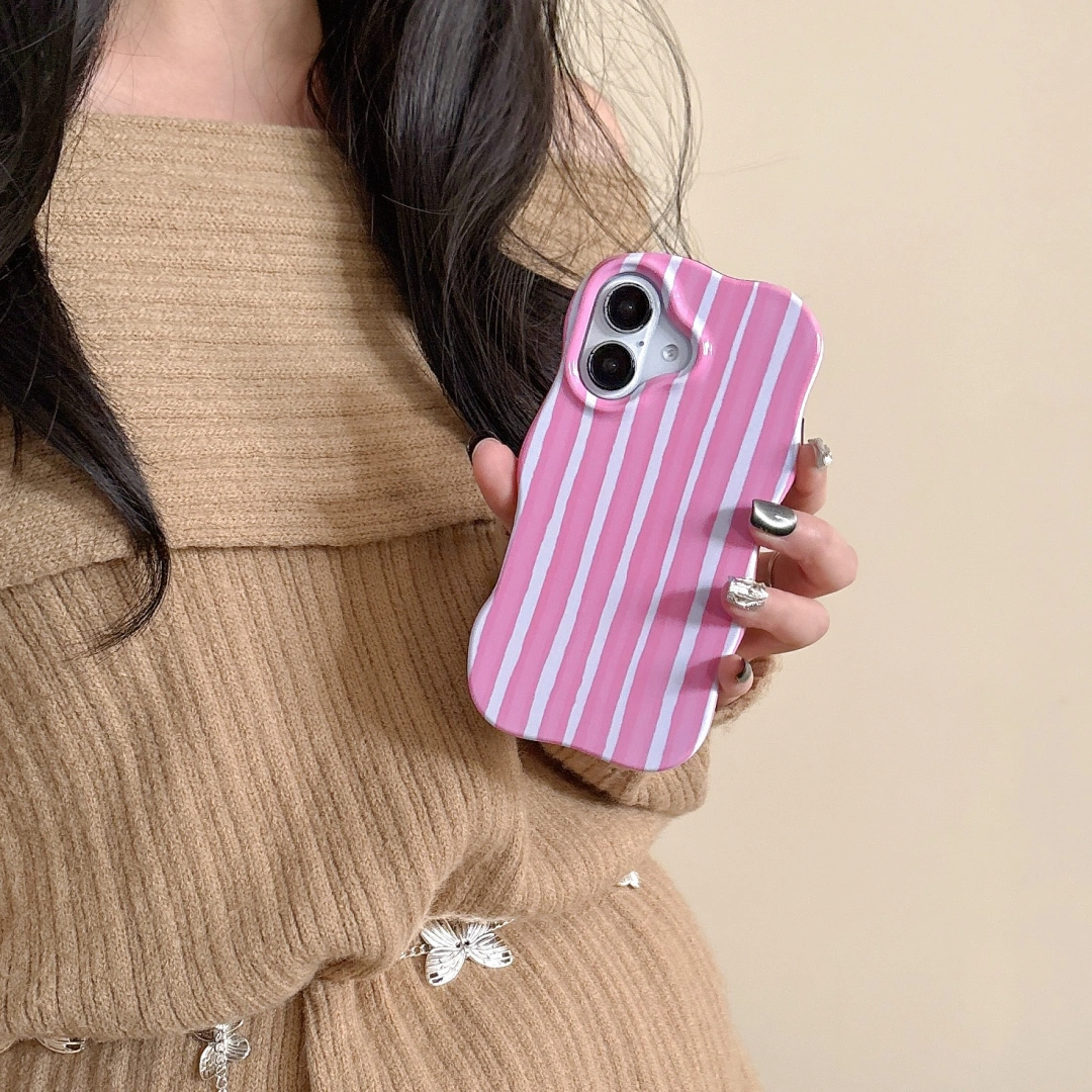 Ameigas Dual-Tone Stripe Case — Minimal INS Film Shell Design