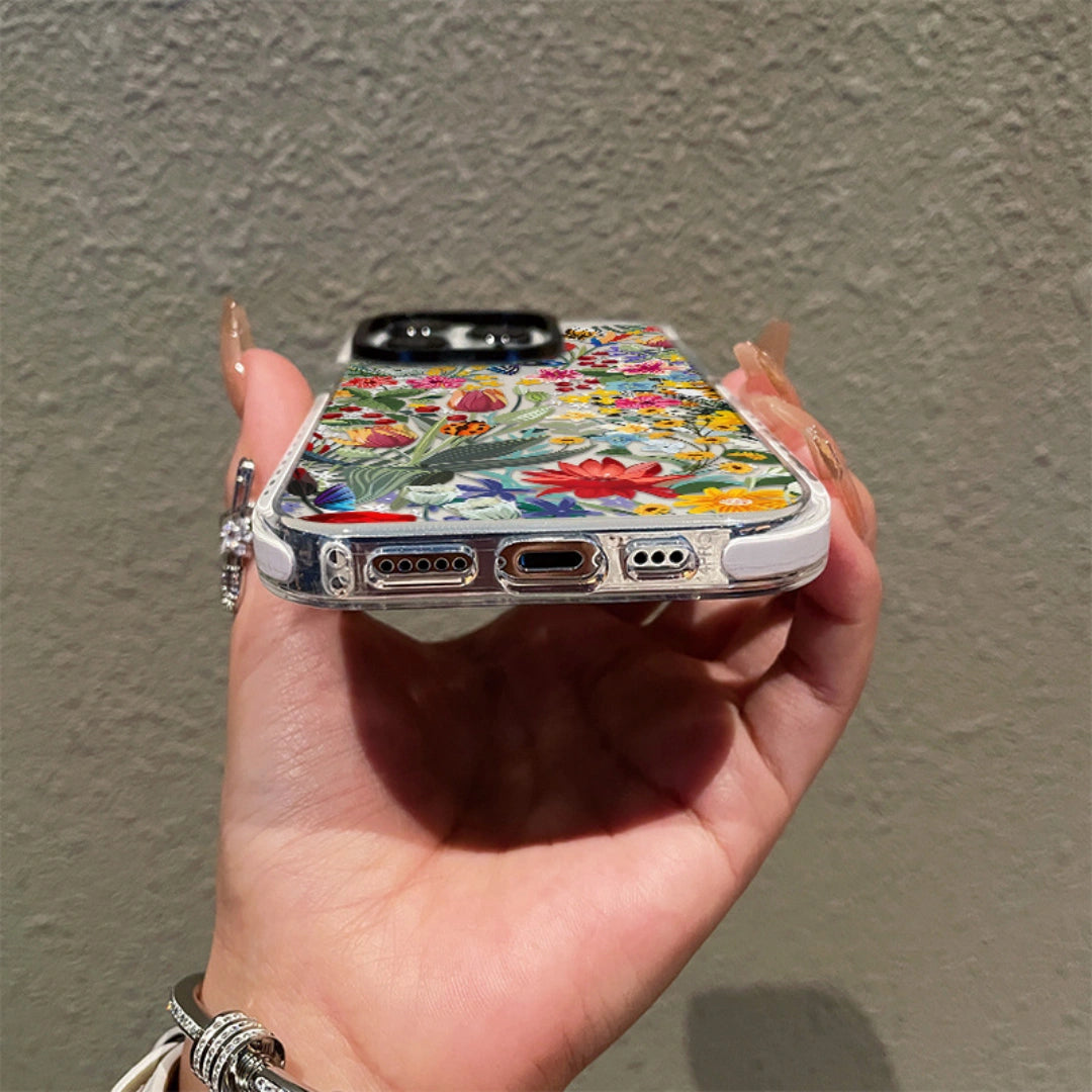 Ameigas Floral Blossom Soft TPU Protective Phone Case