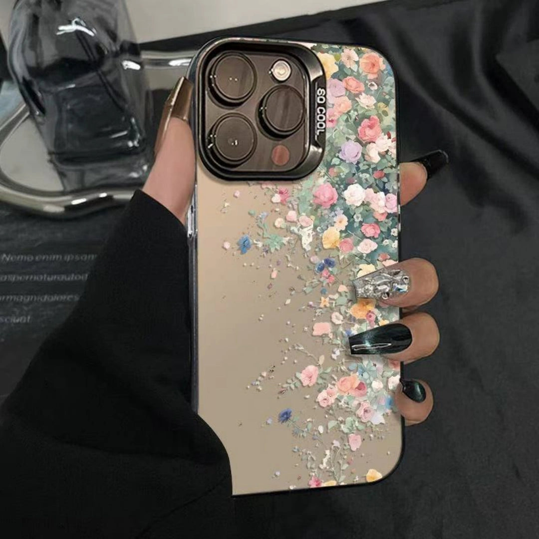 Ameigas Floral Feast Electroplated iPhone Case for iPhone 17 Pro Max