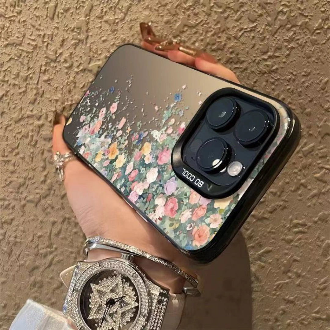 Ameigas Floral Feast Electroplated iPhone Case for iPhone 17 Pro Max