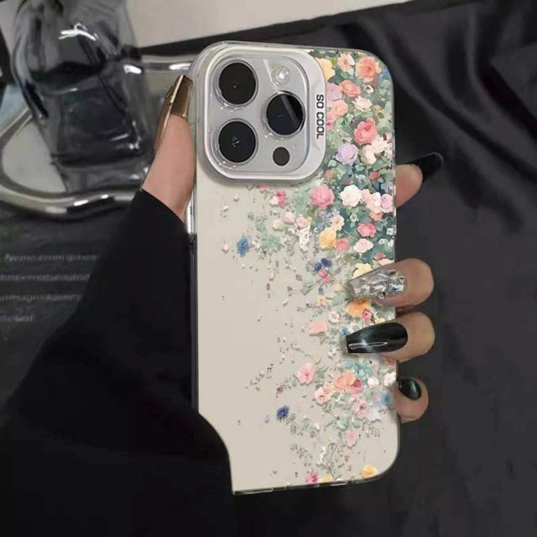 Ameigas Floral Feast Electroplated iPhone Case for iPhone 17 Pro Max