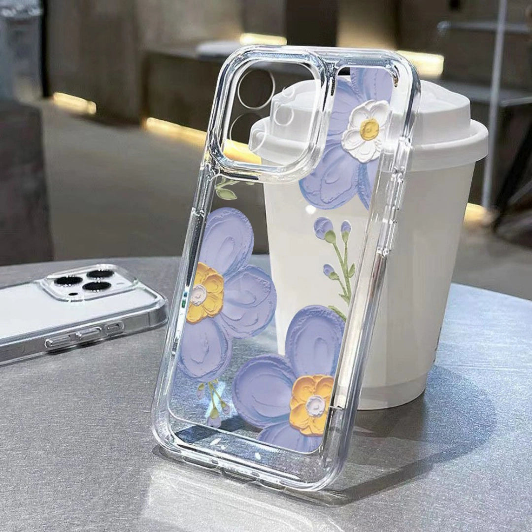 Ameigas Full Bloom Floral Case — Artistic TPU Protective Cover