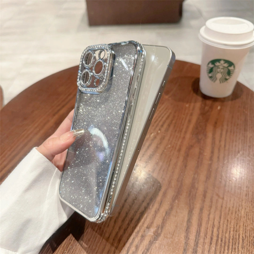 Ameigas Glitter Gradient Electroplated Diamond Phone Case