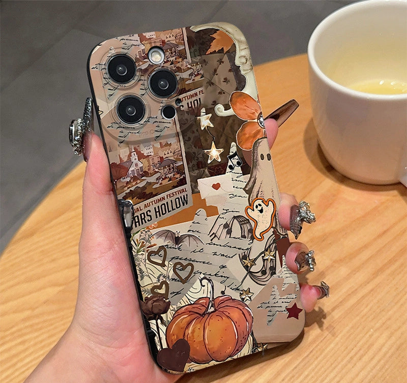 Ameigas Halloween Ghost & Monster TPU Matte iPhone Case for iPhone