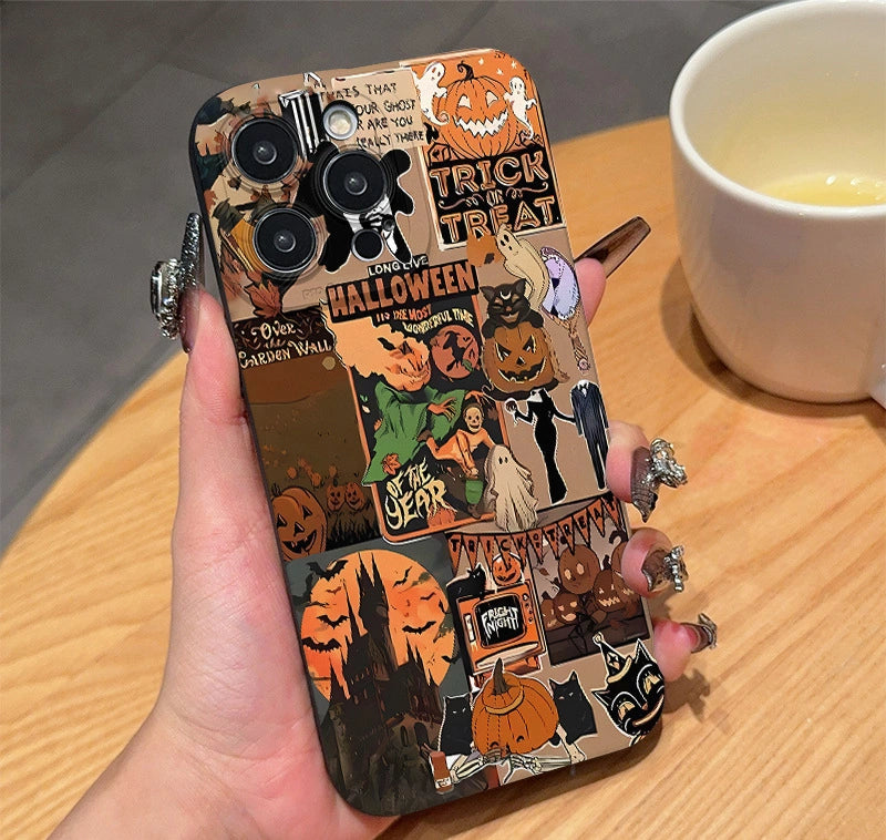 Ameigas Halloween Ghost & Monster TPU Matte iPhone Case for iPhone
