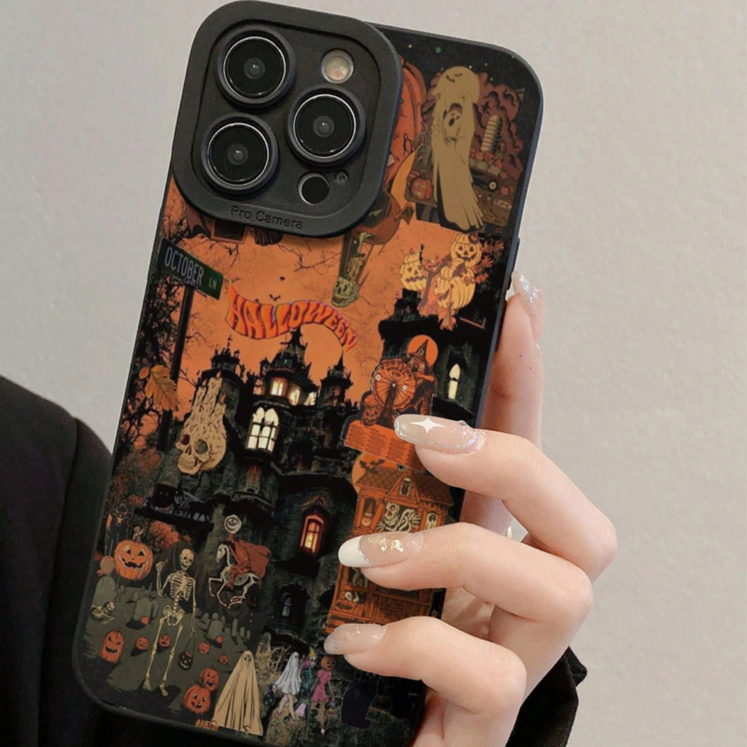 Ameigas Halloween Ghost & Monster TPU Matte iPhone Case for iPhone