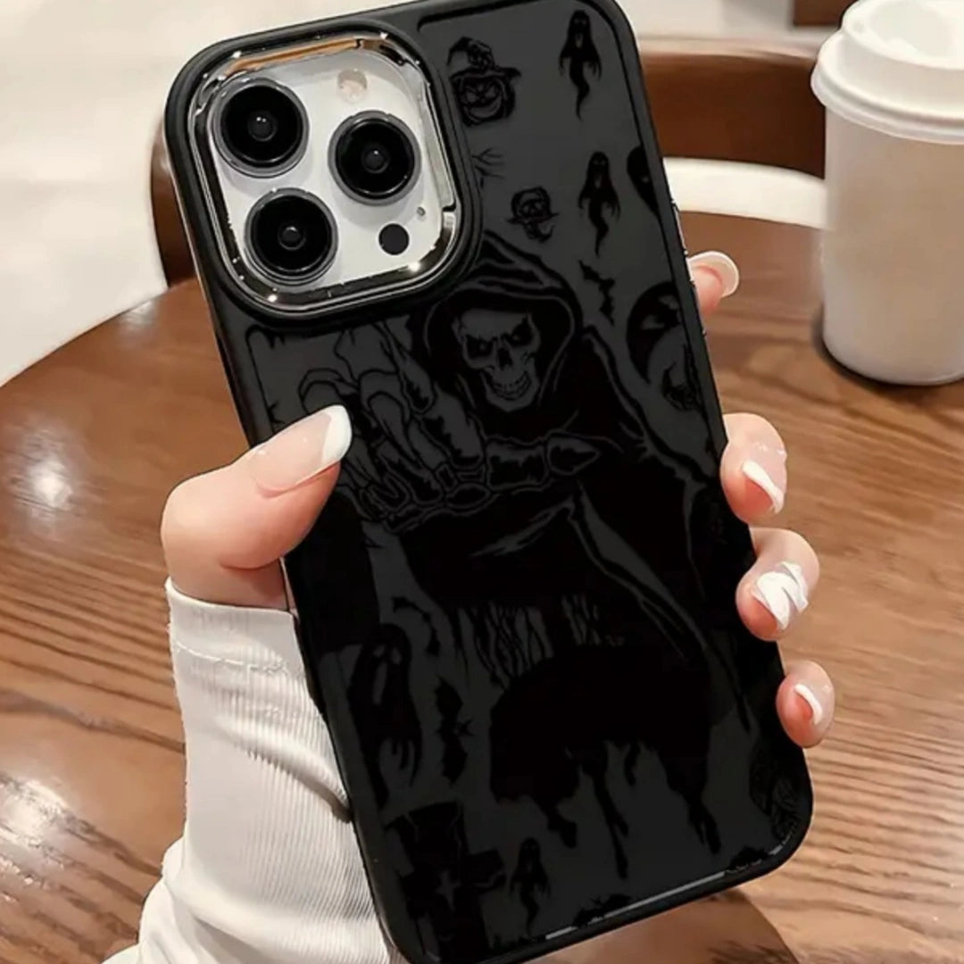 Ameigas Halloween Skull & Ghost TPU iPhone Case for iPhone