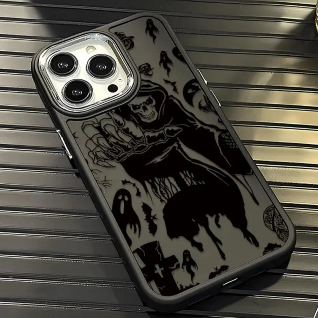 Ameigas Halloween Skull & Ghost TPU iPhone Case for iPhone