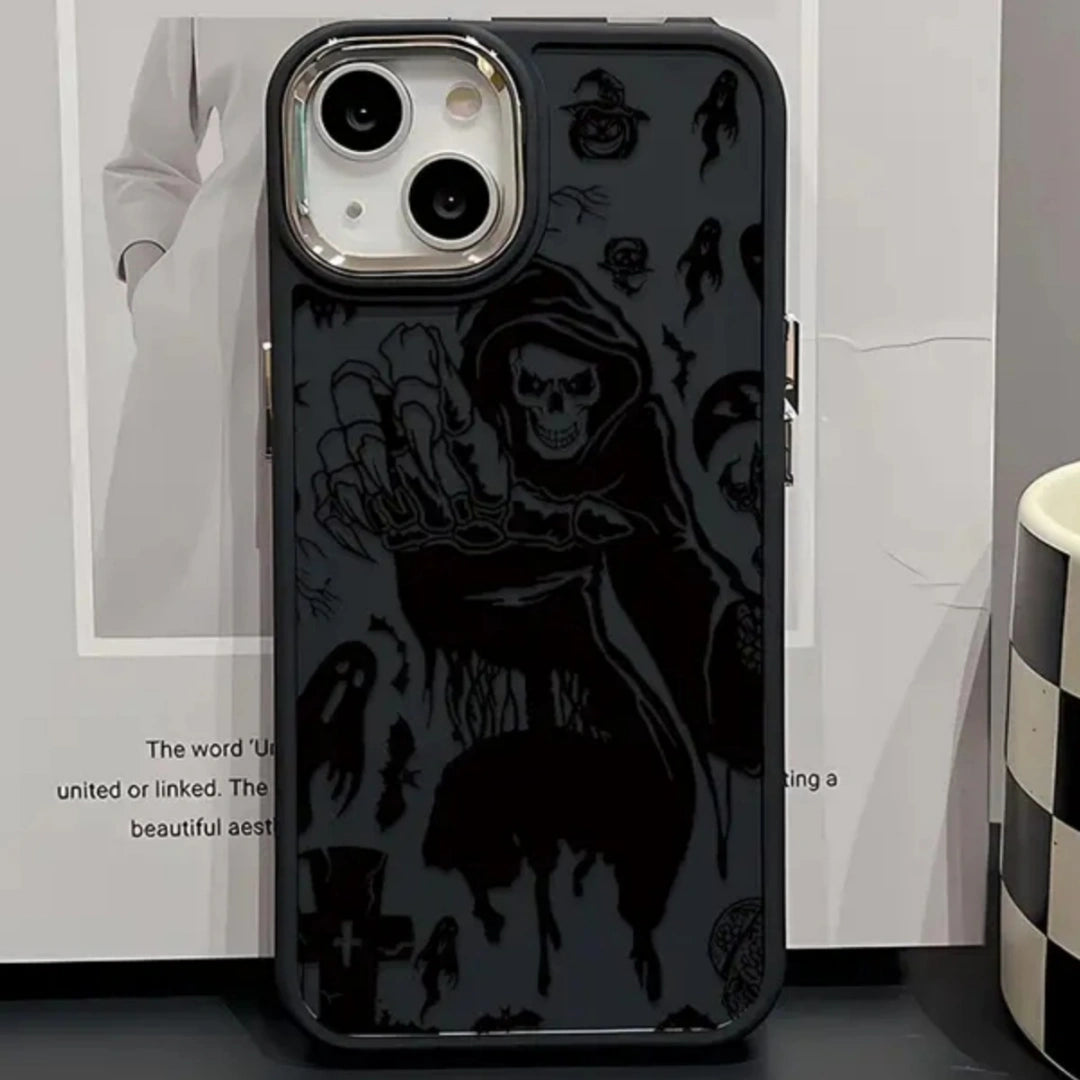 Ameigas Halloween Skull & Ghost TPU iPhone Case for iPhone