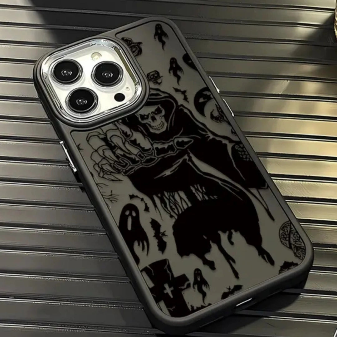 Ameigas Halloween Skull & Ghost TPU iPhone Case for iPhone