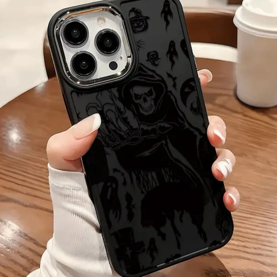 Ameigas Halloween Skull & Ghost TPU iPhone Case for iPhone