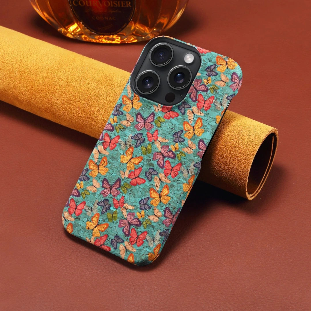Ameigas Handmade Cork Half-Edge Protective Phone Case