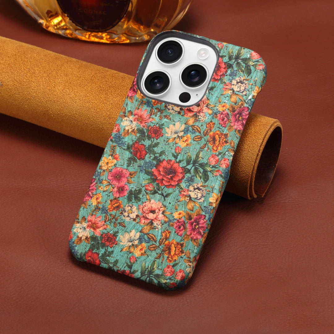 Ameigas Handmade Cork Half-Edge Protective Phone Case