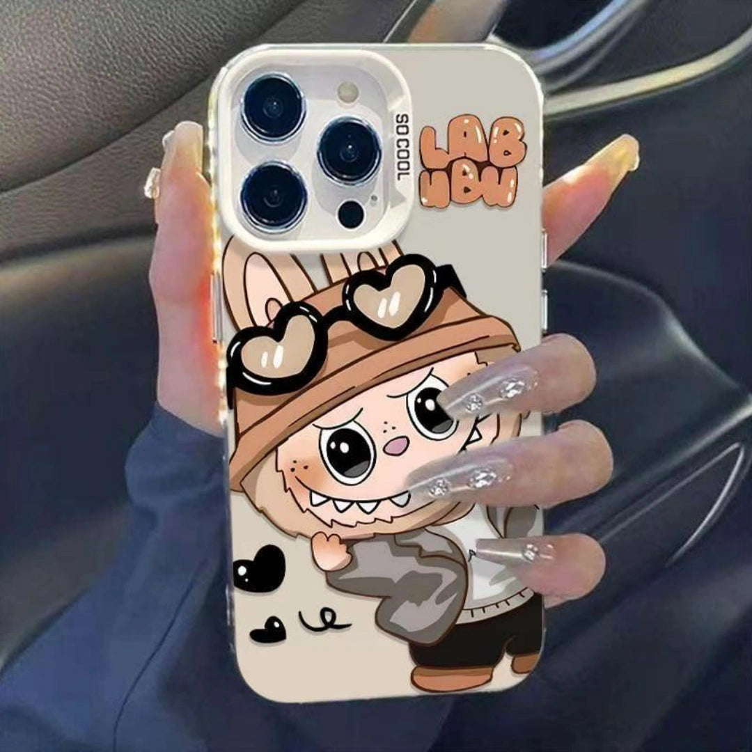 Ameigas Heart Love Electroplated iPhone Case for iPhone 17 Pro Max