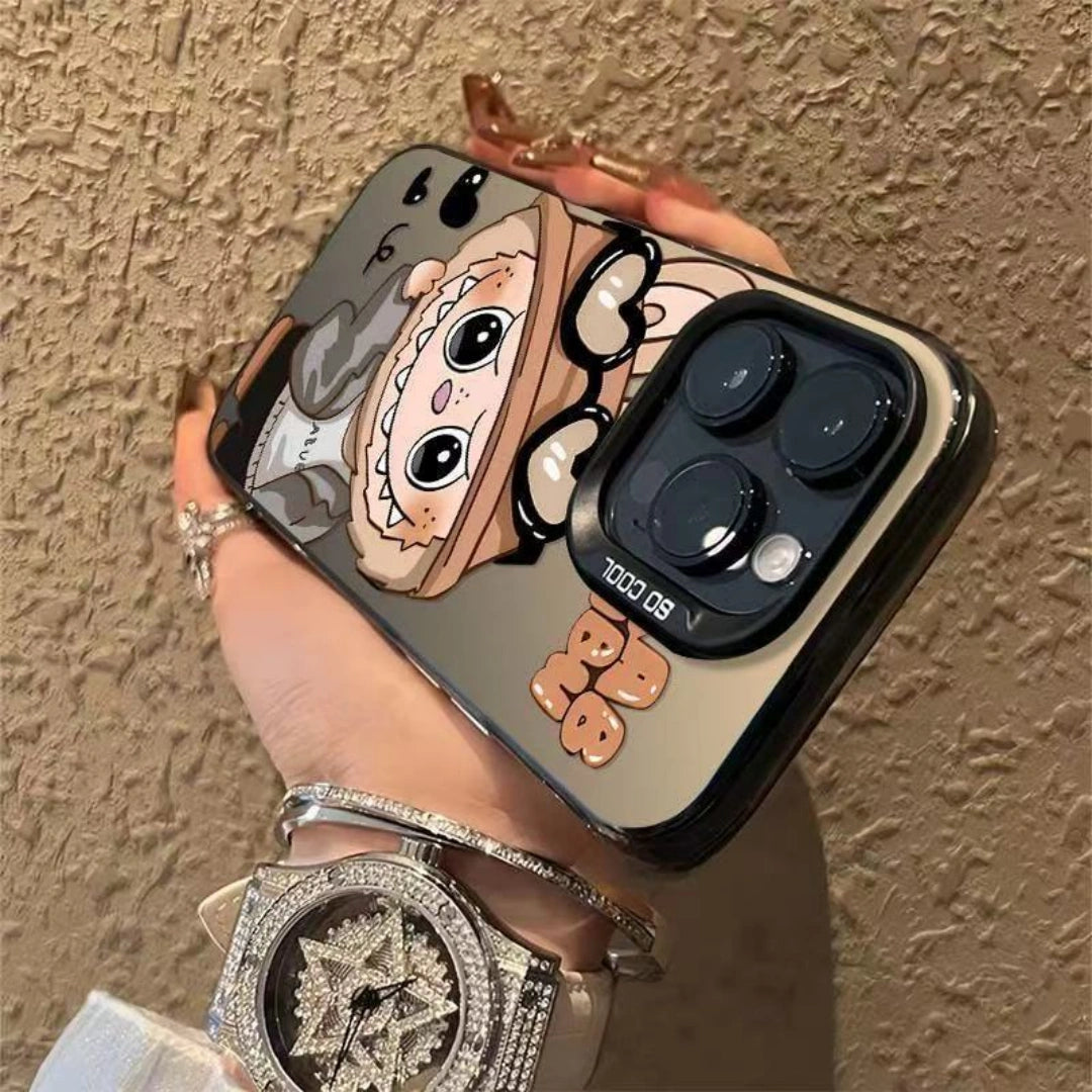 Ameigas Heart Love Electroplated iPhone Case for iPhone 17 Pro Max