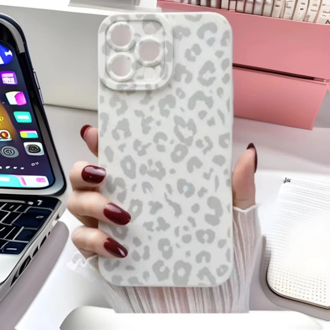 Ameigas Leopard Print TPU iPhone Case for iPhone 17 Pro Max