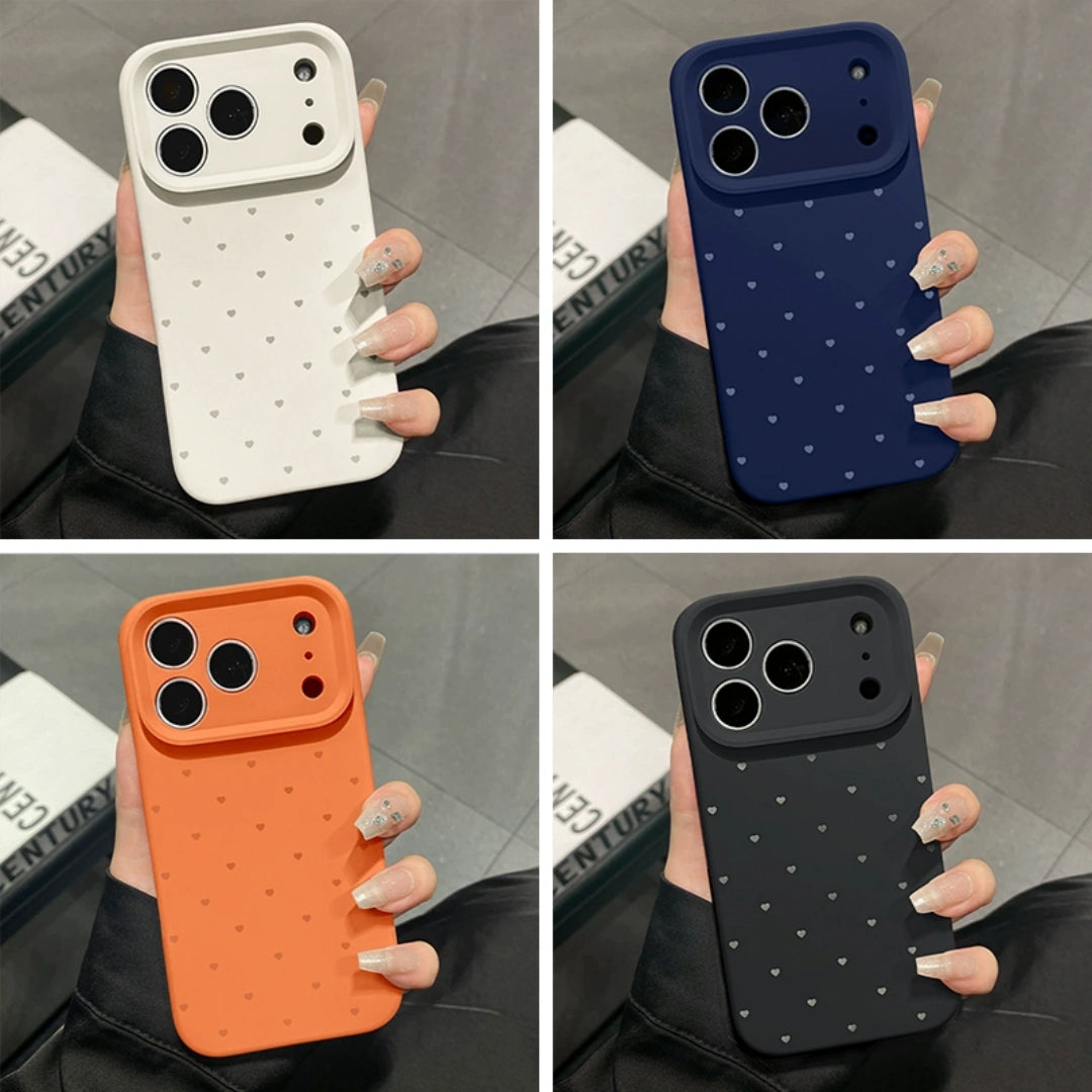 Ameigas Liquid Silicone iPhone 17 Pro Max Case – Starry Orange, Full Lens Protection, Soft Shockproof Cover