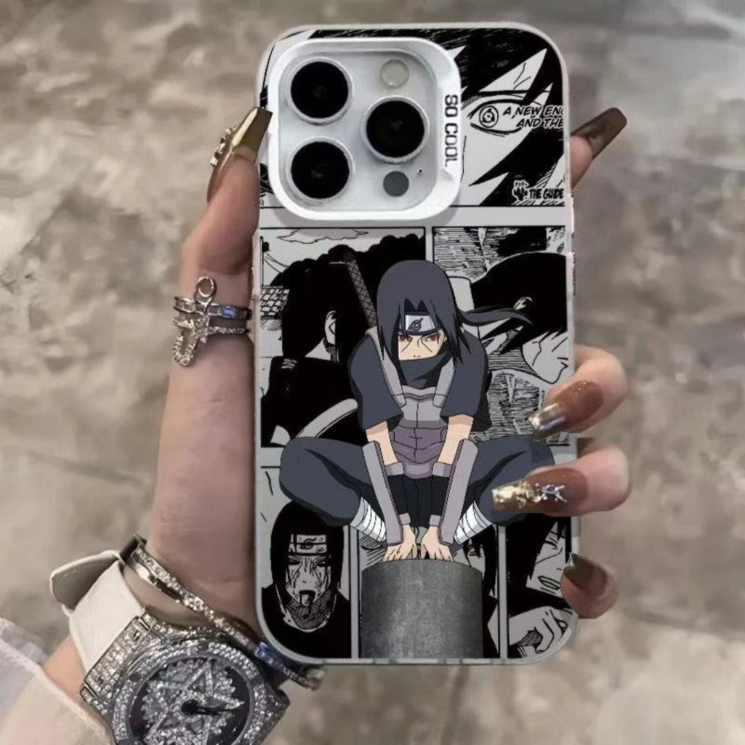 Ameigas Ninja Manga Style Electroplated iPhone Case for iPhone 17 Pro Max