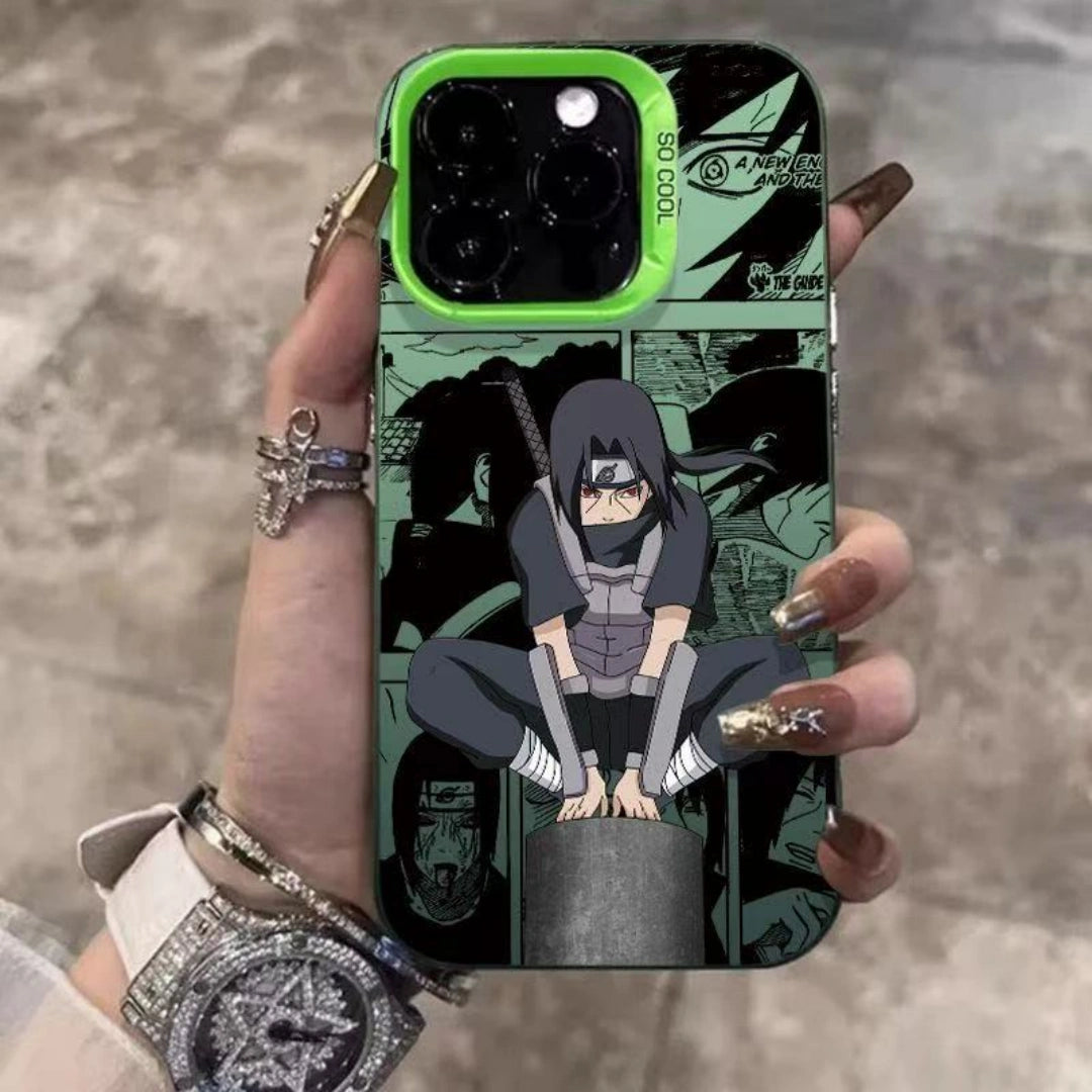 Ameigas Ninja Manga Style Electroplated iPhone Case for iPhone 17 Pro Max