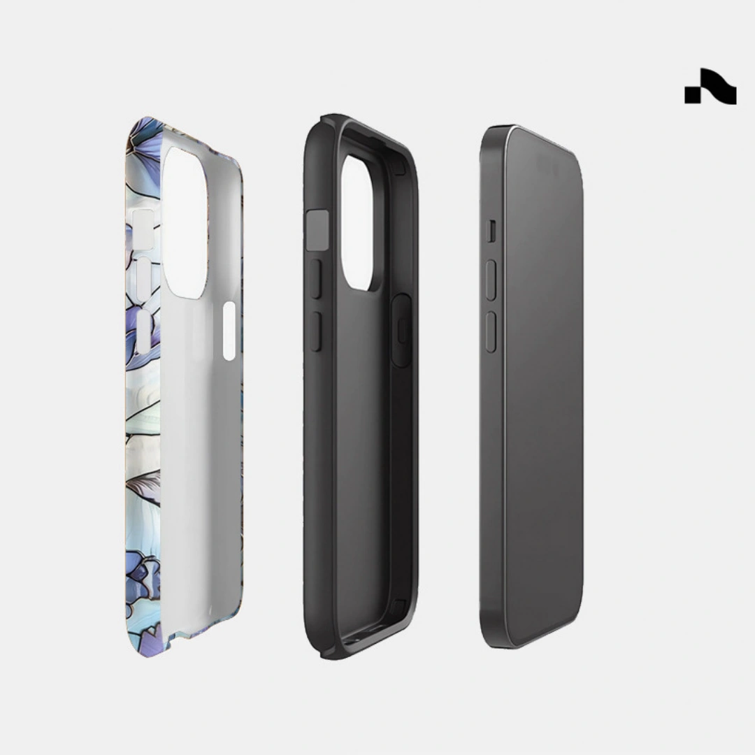 Ameigas Painted 2-in-1 Film iPhone Case for iPhone