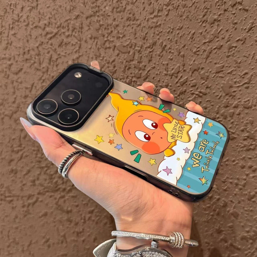 Ameigas Star People Electroplated iPhone Case for iPhone 17 Pro Max