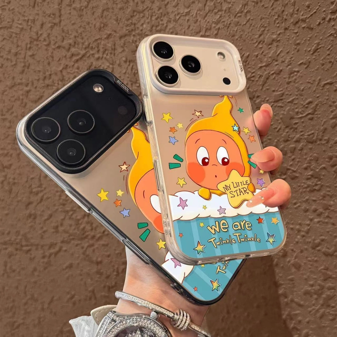 Ameigas Star People Electroplated iPhone Case for iPhone 17 Pro Max