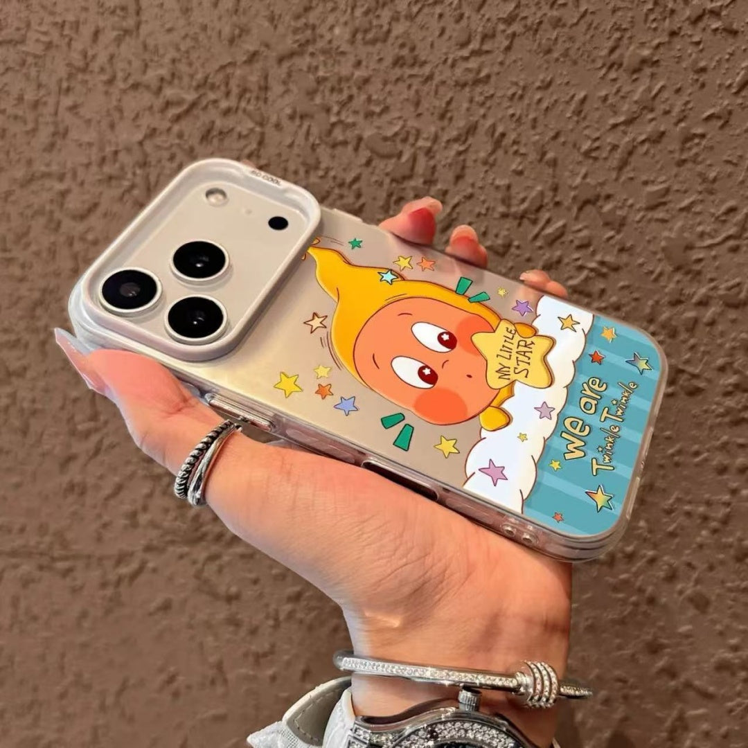 Ameigas Star People Electroplated iPhone Case for iPhone 17 Pro Max