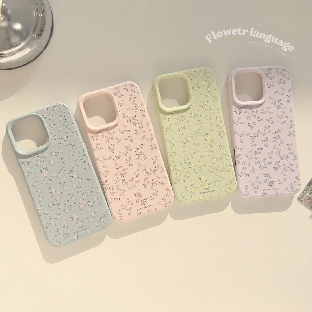 Ameigas Summer Floral Case — Soft TPU Aesthetic Protection