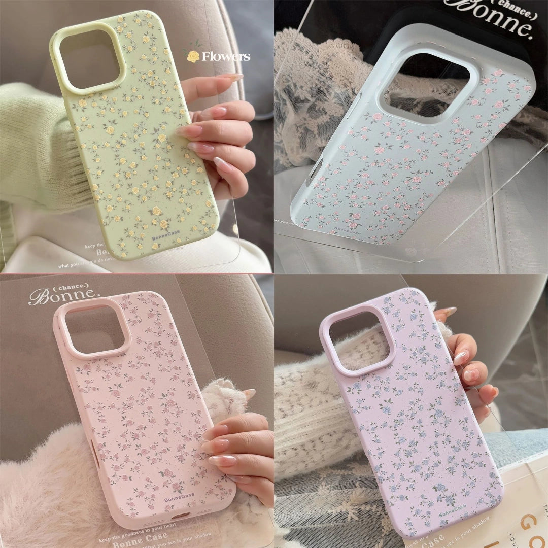 Ameigas Summer Floral Case — Soft TPU Aesthetic Protection