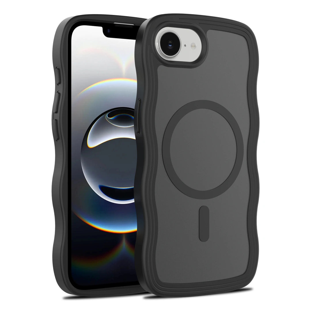 Ameigas Wave Texture Magnetic Case — Smooth Matte Protective Cover